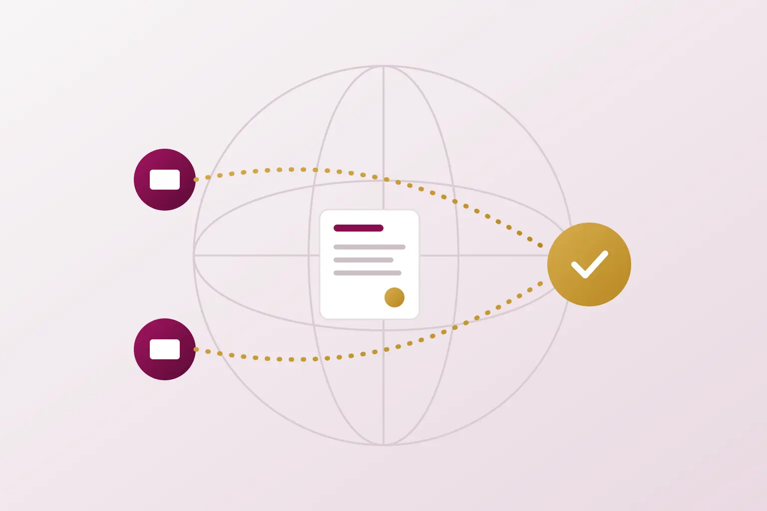 Illustration of two patent filings from abroad converging on a single Indian application.